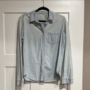 GAP Women's Denim Button Down Shirt